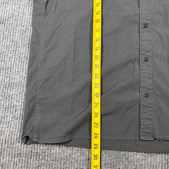 The North Face Shirt Men's XL Short Sleeve Button Up Gray Utility Workwear - Picture 7 of 7
